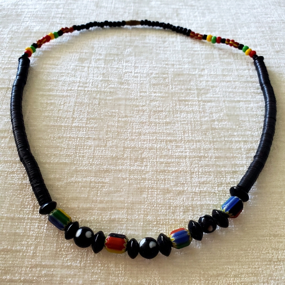 🇹🇬Togolese Rasta Beaded Necklace